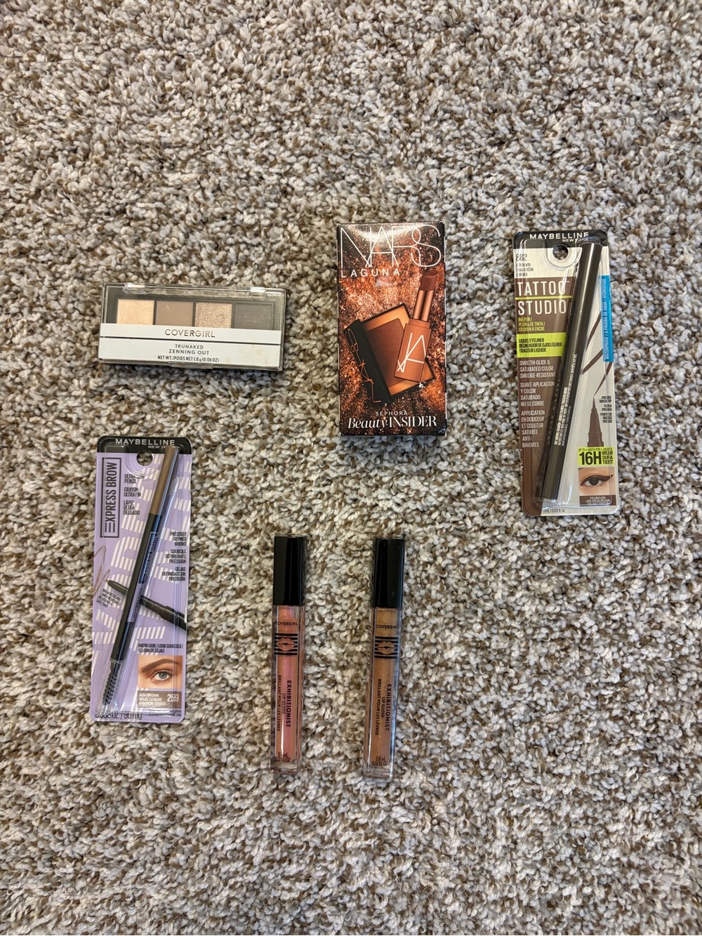 New With Tags Makeup Bundle- NARS, Maybeline, and Covergirl